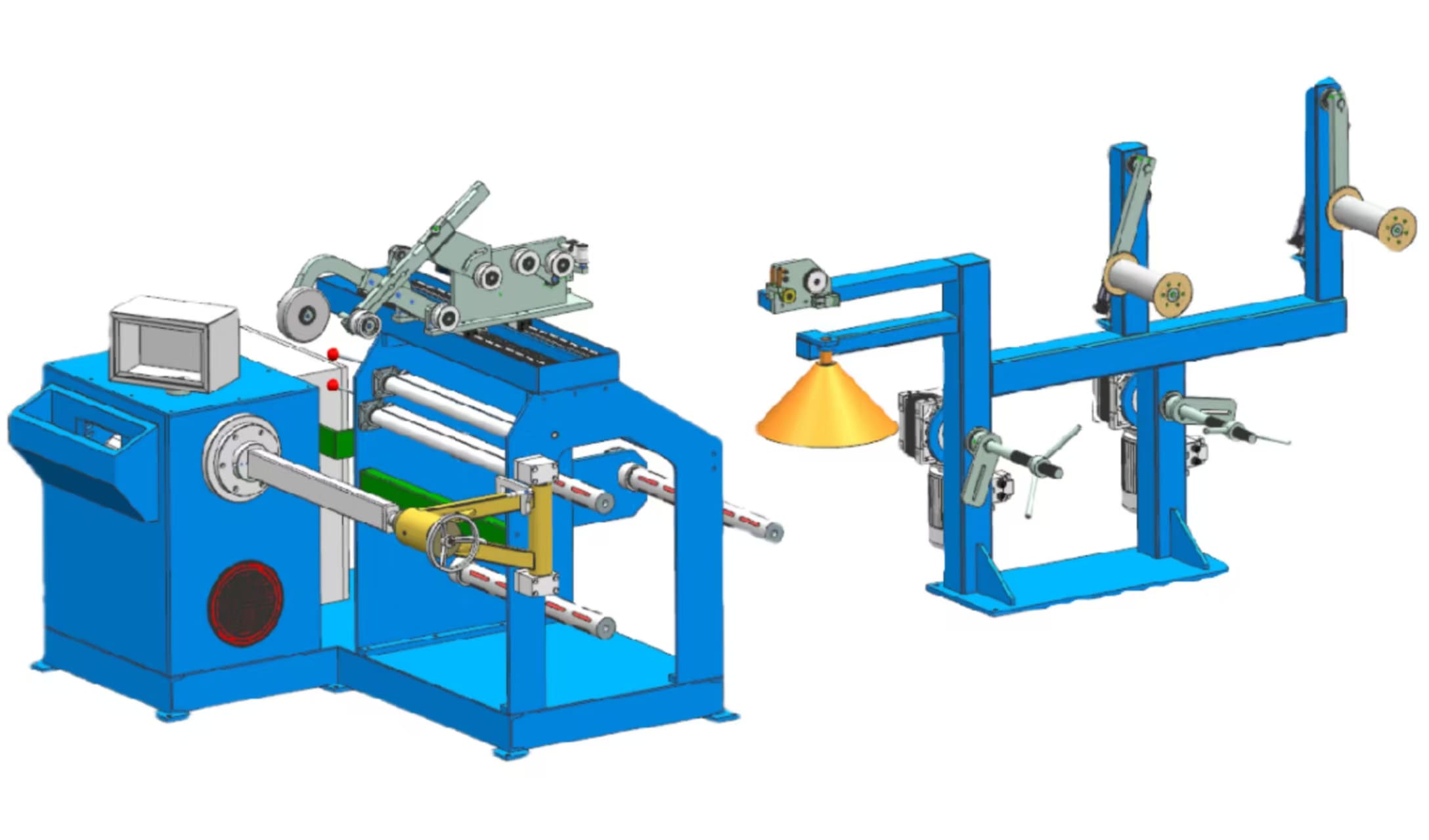 Triangular Core Foil Winding Machine 
